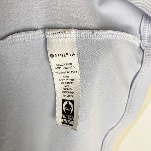ATHLETA Gray Heat Chi Tank Top Mesh Back - Size XS - Picture 5 of 6